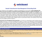 Sample Comprehensive Case Management Onboarding Guide